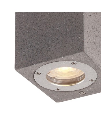 LEVI * APLIQUE EXTERIOR GRIS OSCURO IP65 2L*GU10